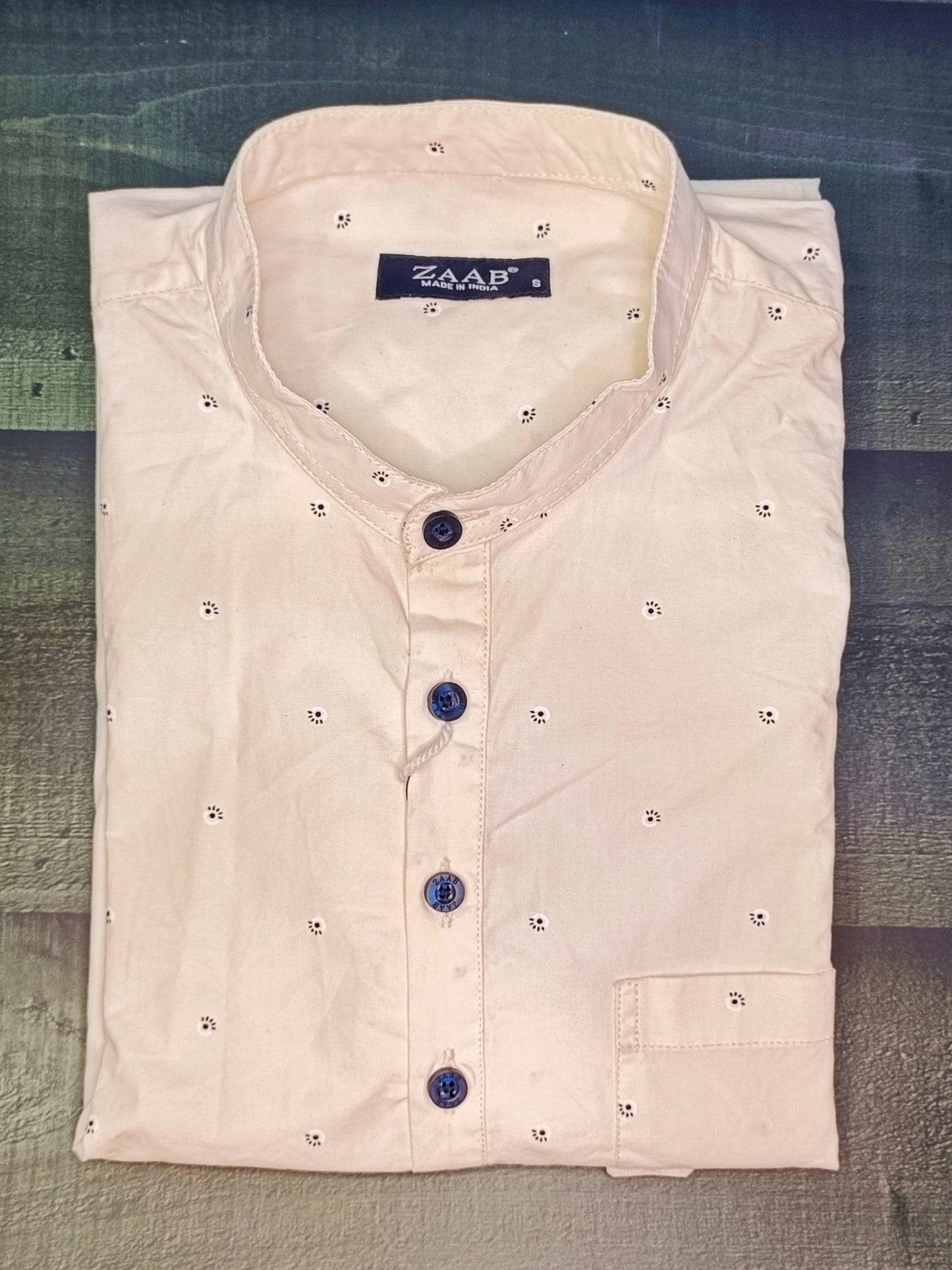 Mens Short Kurta - Full Sleeve