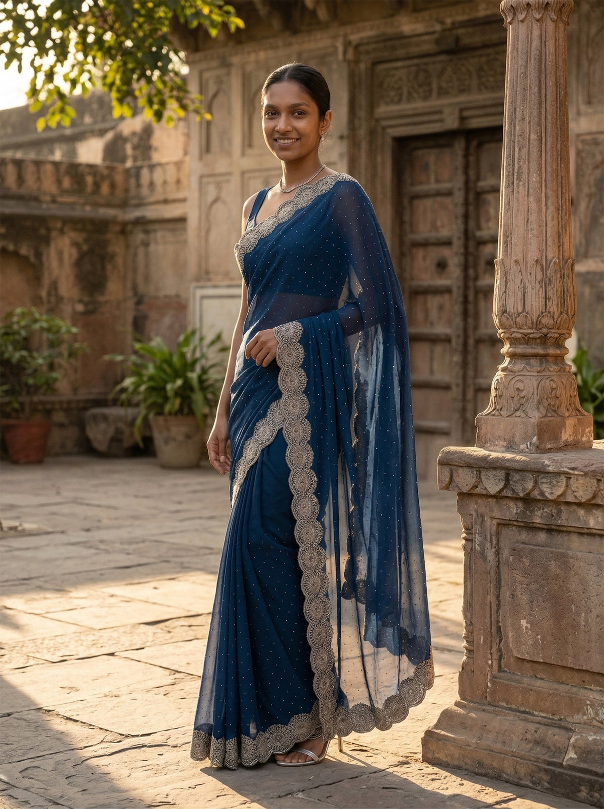 Royal Blue Plain Designer