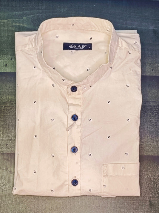 Mens Short Kurta - Full Sleeve